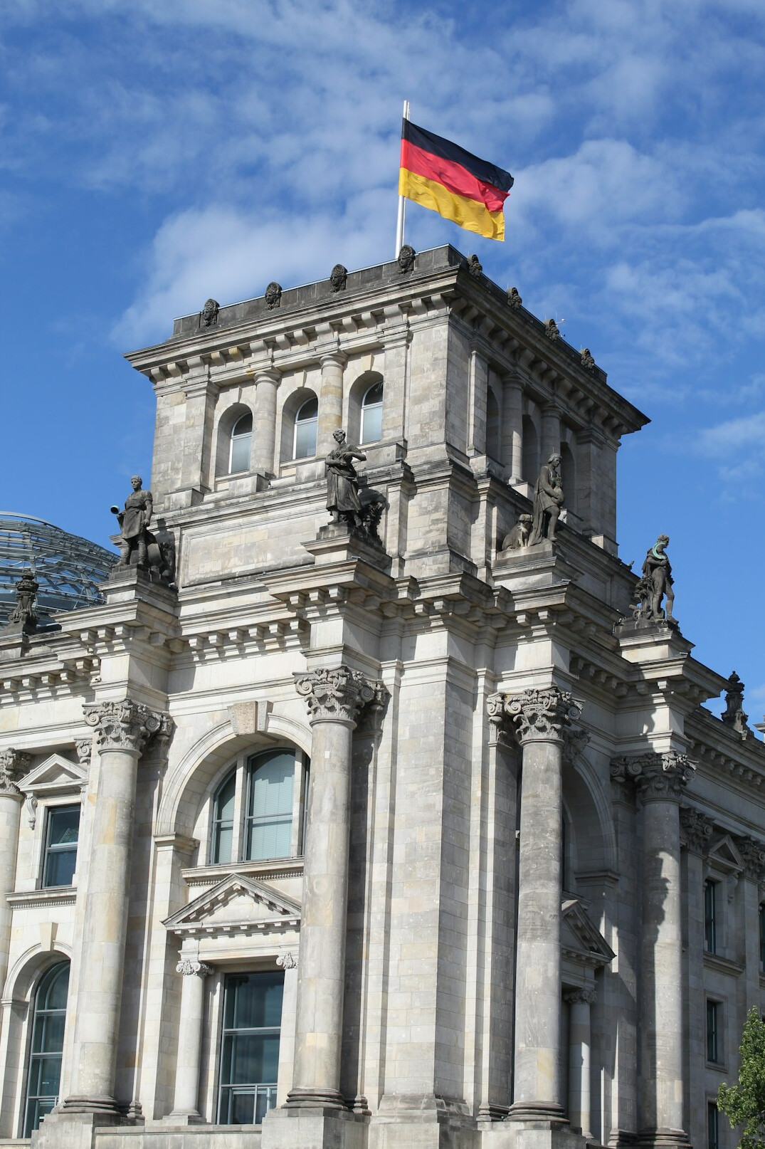 german flag waving
