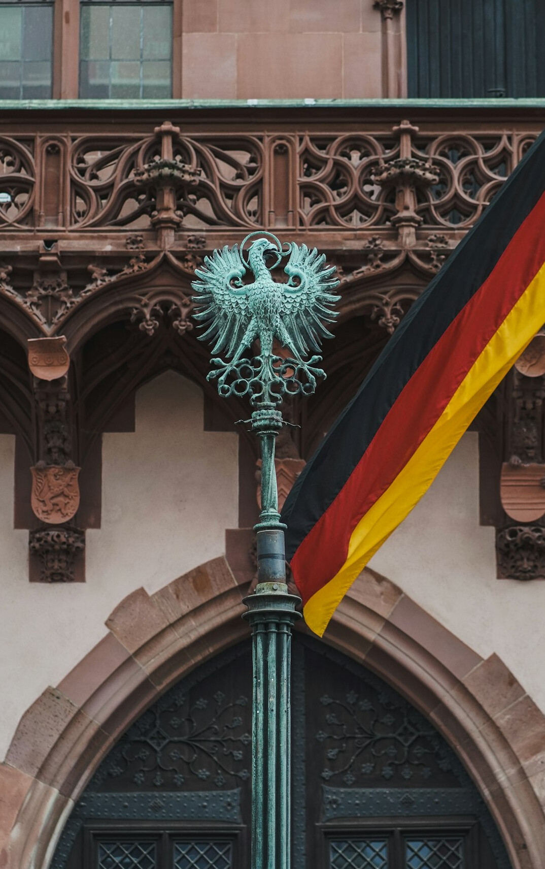 german flag waving